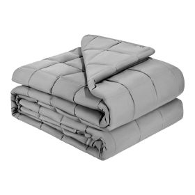 VEVOR Weighted Blanket, 20 lbs, 88 x 104 in King Size, Cooling Breathable Heavy Blanket with Glass Beads, All-Season Use